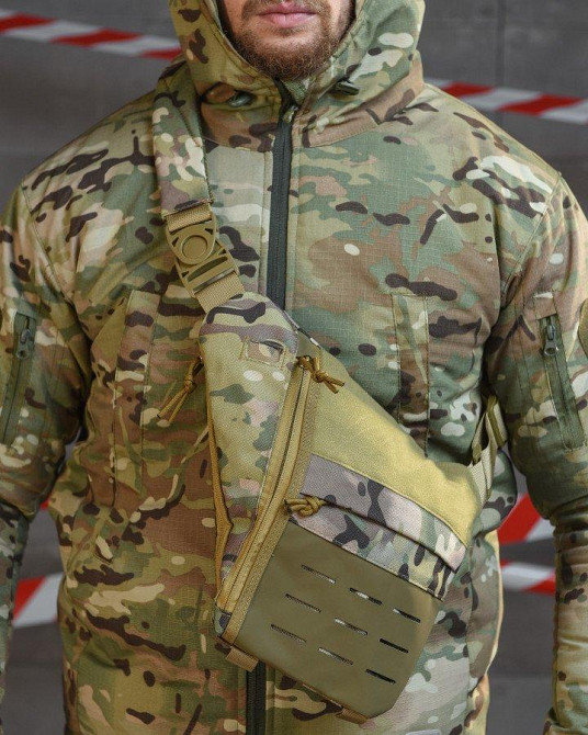Нагрудная тактическая сумка под одежду  мультикам  ВТ4736 Одесса - изображение 1
