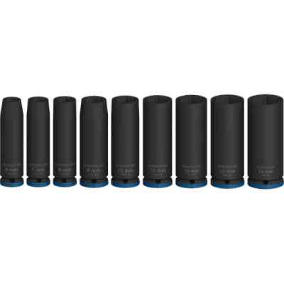 Набор головок Bosch Professional ударных торцевых Deep 9шт, 1/4