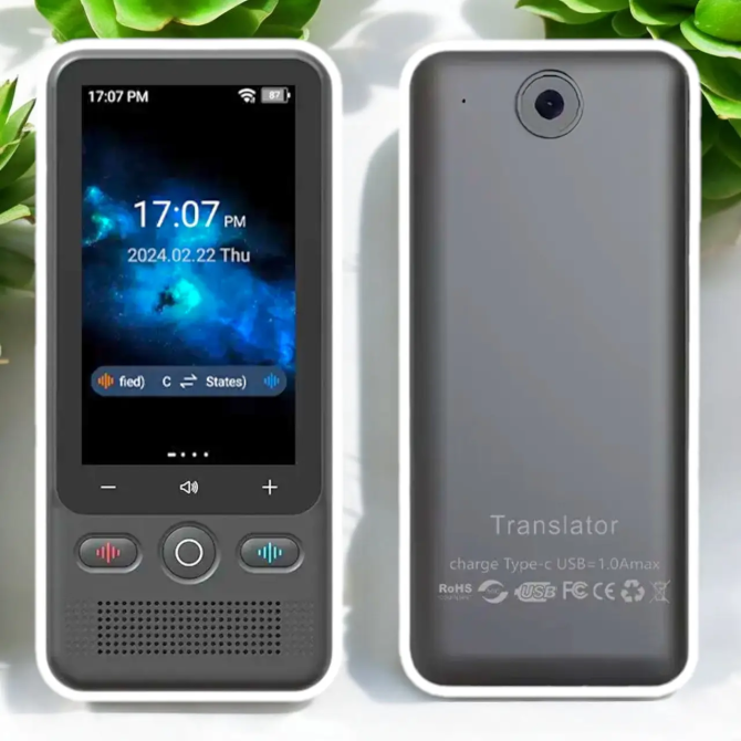Голосовой переводчик AI Translator T18 Wi-Fi Bluetooth (138 языков) 1400 мАч Винница - изображение 7