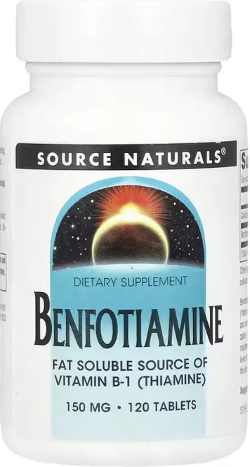 Бенфотиамин Source Naturals Benfotiamine 150mg 120 таб Киев - изображение 1