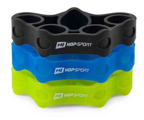 Набір еспандерів для тренування пальців рук Hop-Sport HS-L003FT розмір L Київ
