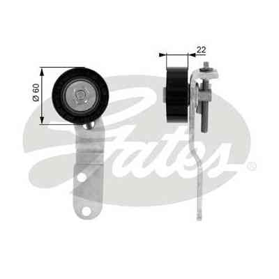 Ролик натягувача ременя Gates T36074 Вінниця