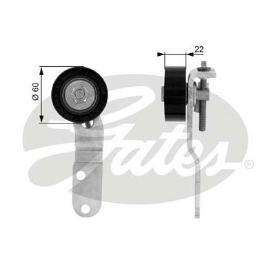 Ролик натягувача ременя Gates T36074 Вінниця - фото 1