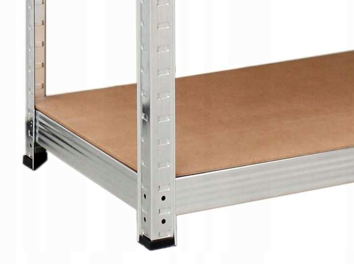 Стеллаж металлический 180х90х40 см 5 полок, нагрузка - 175 кг на полку (Серый) Польша Киев - изображение 6