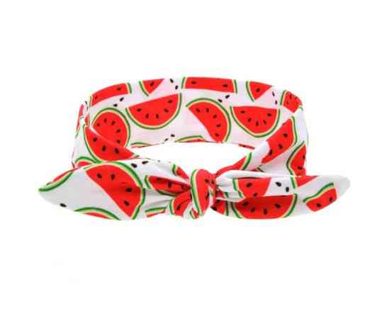 Детская повязка с ушками Арбуз one size разноцветный Киев