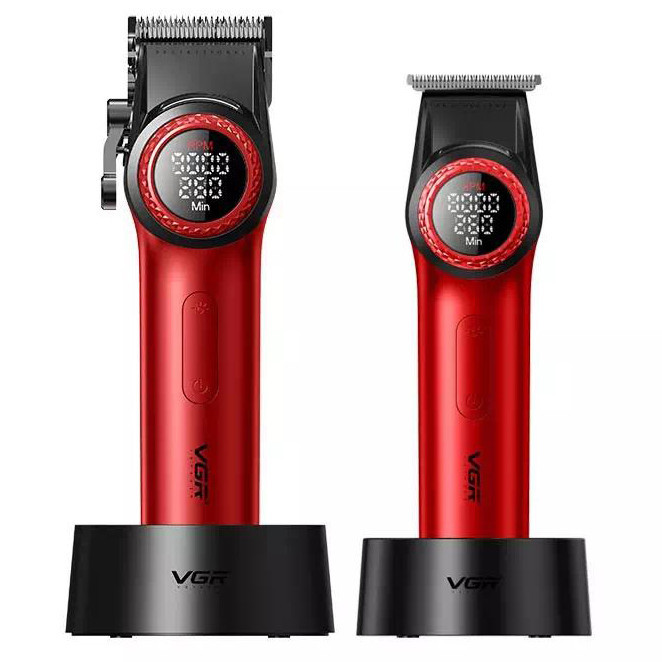 Акумуляторний універсальний тример для стрижки VGR, Професійна електробритва, Бритва тример машинка LC-20 Київ - фото 2