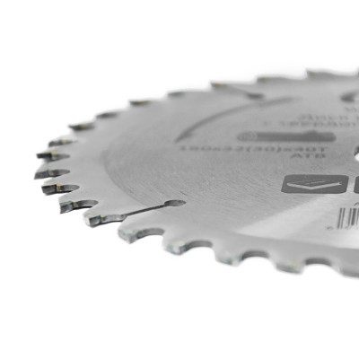 Диск пильний Grad по дереву з твердосплавними напайками Ø180×32(30)×40Т, 8000об/хв GRAD (1957645) (1957645) Вінниця - фото 2