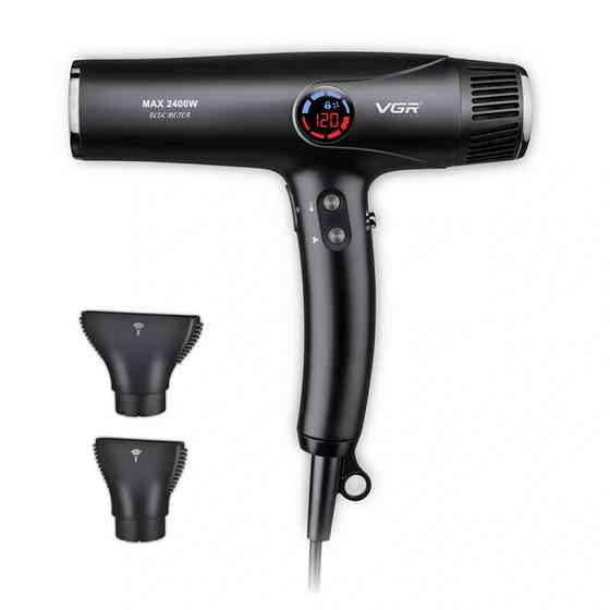 Фен VGR V-469 4 рівні обдування 4 рівні температури 2 насадки 2400 Вт LS-96 Львів