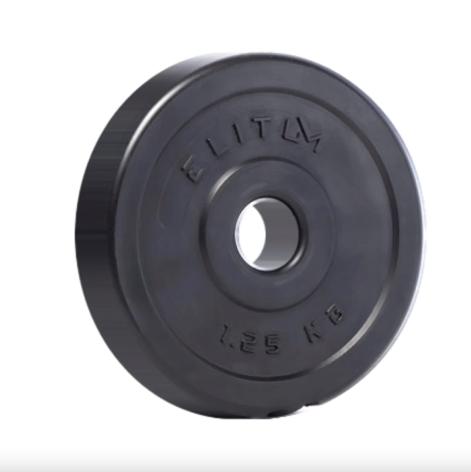 Набір дисків композитних Elitum Titan 59 кг гантелі з перехідником для силових тренувань 2 грифи 30 мм, ABSпластик Київ - фото 4