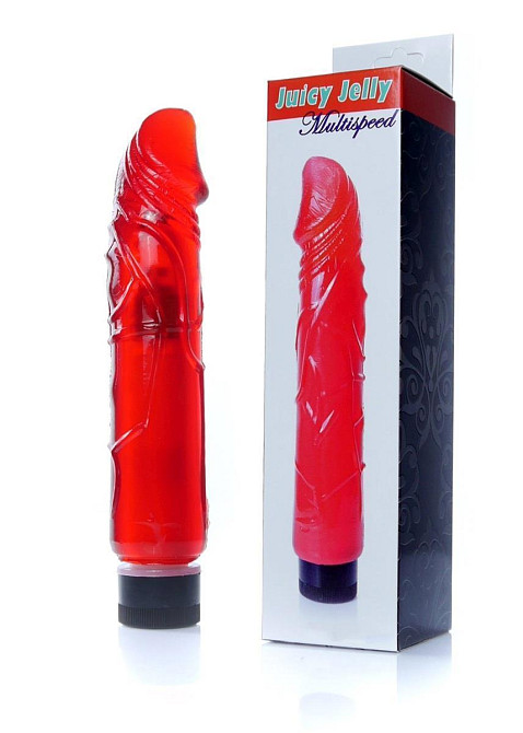Вібратор - Juicy Jelly Multispeed Red Sex Aura Київ - фото 1