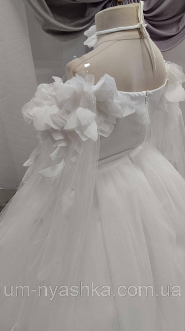 Длинное белое платье на рост 130-146 Кривой Рог - изображение 8