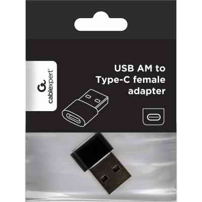 Перехідник USB-A Male to USB-C Female USB2.0 Cablexpert (A-USB2-AMCF-02) Вінниця