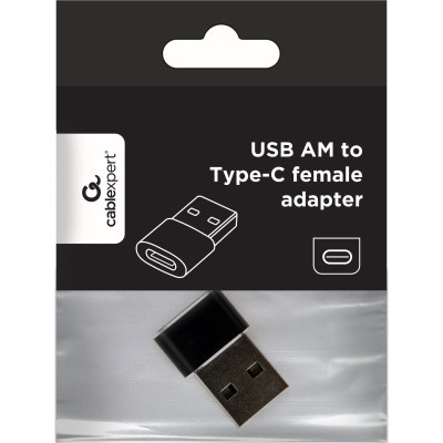 Перехідник USB-A Male to USB-C Female USB2.0 Cablexpert (A-USB2-AMCF-02) Вінниця - фото 3