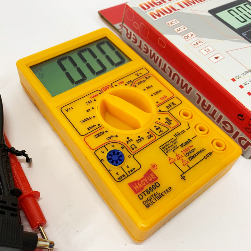 Мультиметр з високим діапазоном вимірювань HAOYUE, Універсальний електронний мультиметр XM-52 Івано-Франківськ - фото 7