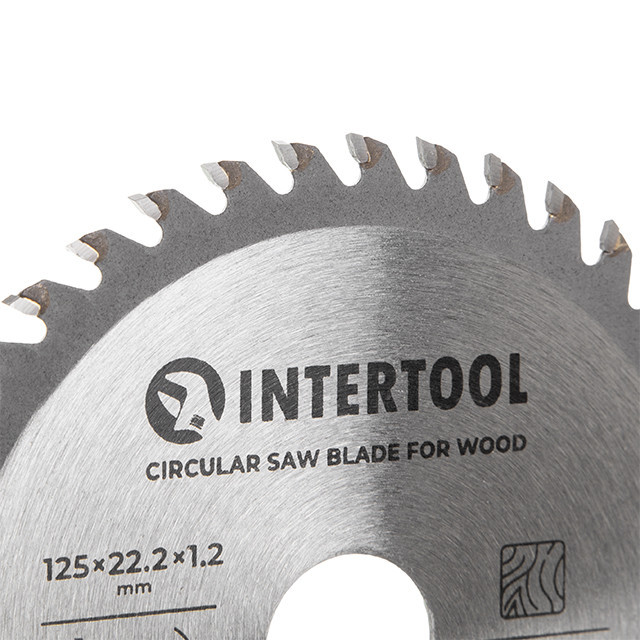 Диск по деревині, з твердосплавними напайками, 125×22,2×1,2 мм, 40 зубів, 12000 об/хв INTERTOOL CT-3011 Киев - изображение 5