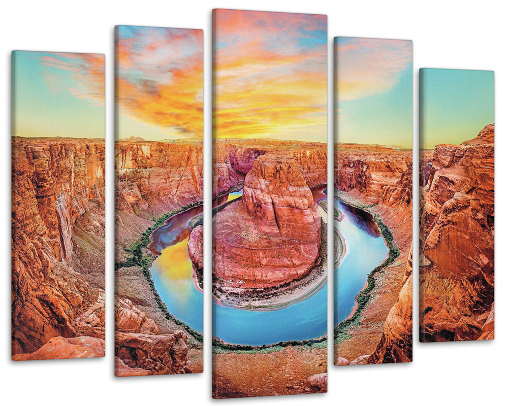 Модульная картина Природа Каньйон Art-254_5 ( 80х118см ) 110x160 см Киев - изображение 1