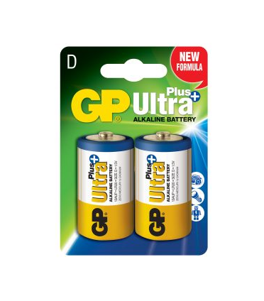 Батарейка бочка GP ULTRA + ALKALINE 1.5V LR20 13AUP лужна 2шт. бл Рівне