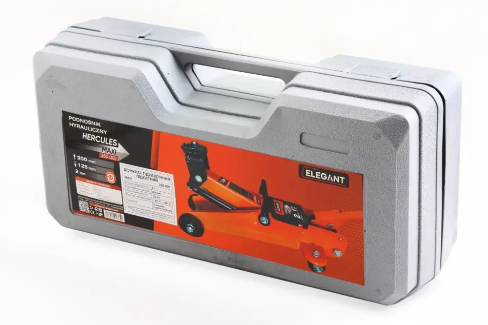 Домкрат гідравлічний підкатній 2 т 125-300м пласт. уп. Elegant Вінниця - фото 5
