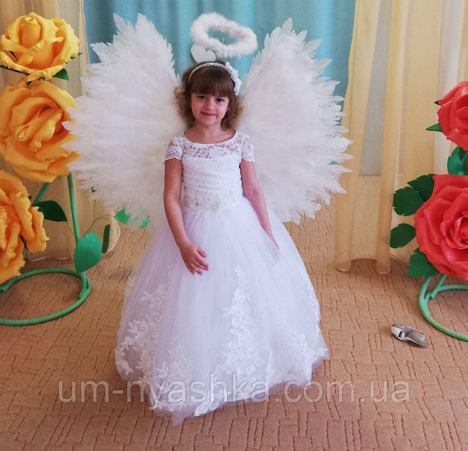 Длинное нарядное платье Дианочка Белое на 4-5, 6-7 лет Кривой Рог - изображение 2