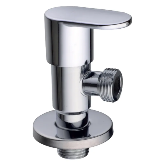 Кран для подключения сантехприборов Champion VAL-08 1/2x1/2 Chrome (нерж. сталь) (CH6198) Киев