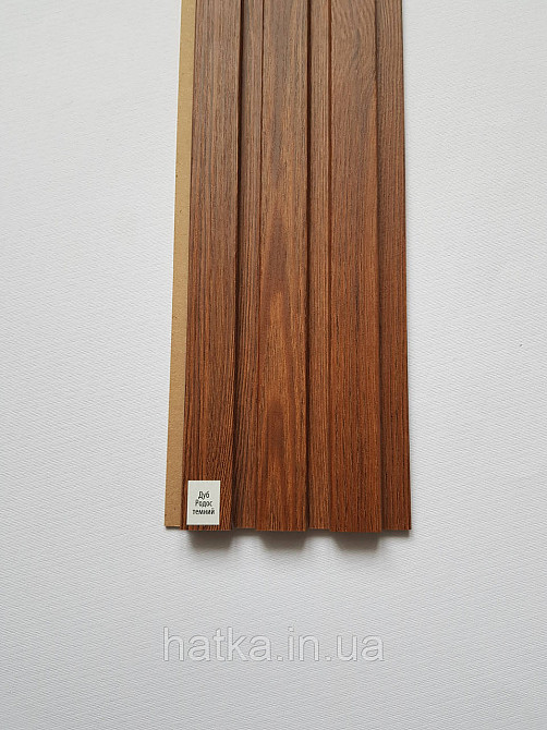 Стеновая реечная панель МДФ 117х12х2800 мм Дуб родос СП12117-5 Киев - изображение 1