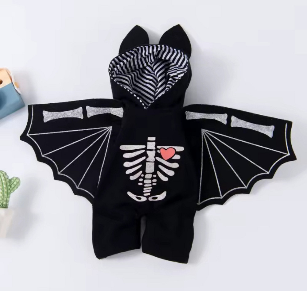 Косплей для собак і котів Кажан S на Хелловін чорний Київ - фото 2