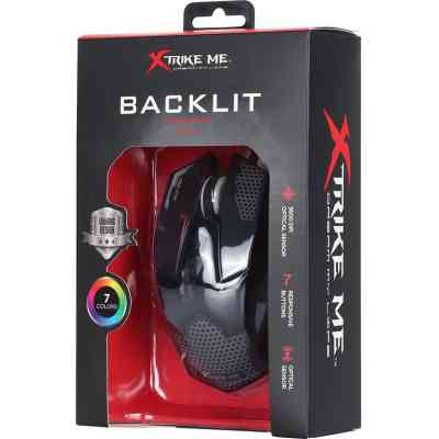 Мышка Xtrike ME GM-216 RGB USB Black (GM-216) Винница