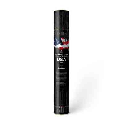 Скретч карта 1DEA.me Travel Map USA Black (13028) Винница