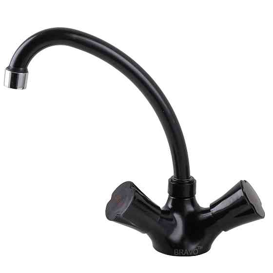 Змішувач для кухні BRAVO B2-11-203 термостійкий ABS пластик, чорний Київ