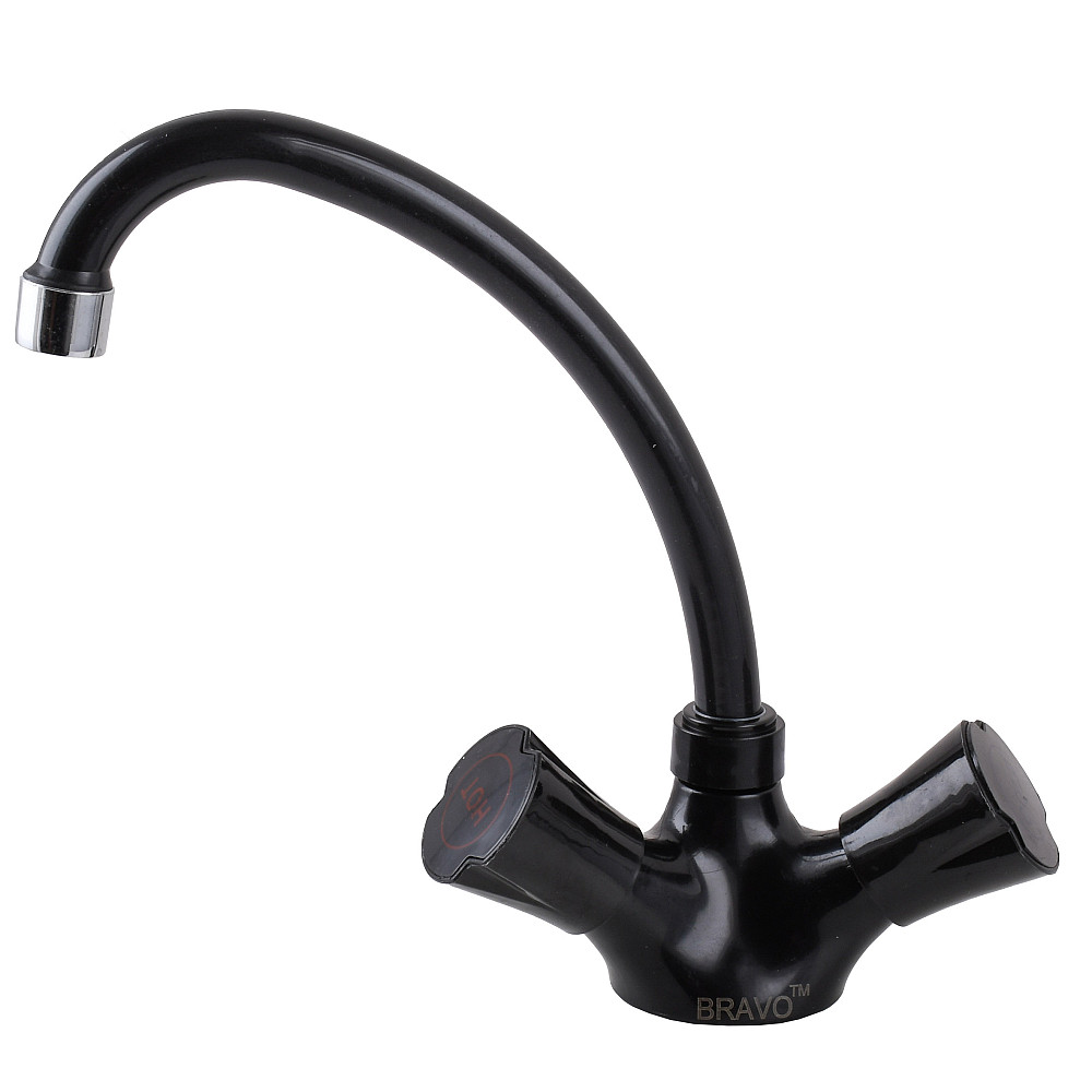 Змішувач для кухні BRAVO B2-11-203 термостійкий ABS пластик, чорний Тернопіль - фото 3