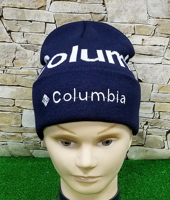 Шапка Columbia лопата стильная с отворотом двойная Киев - изображение 1