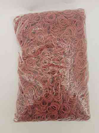 Резинка для денег фиксирующая  №20 ( красная)*1,2мм  1 кг 