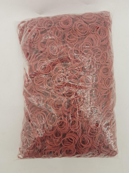 Резинка для денег фиксирующая  №20 ( красная)*1,2мм  1 кг 