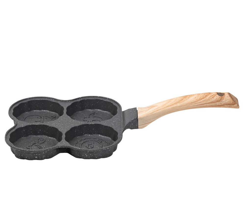 Сковорода для оладок, яєць, панкейків порційна на 4 секції антипригарна HP39576B Коломия - фото 6