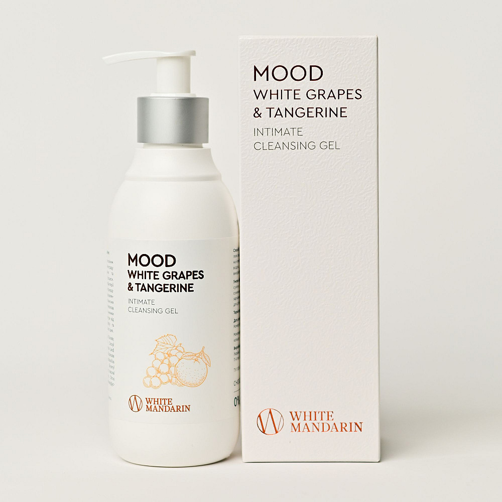 Гель для интимной гигиены Белый виноград Мандарин Mood WHITE GRAPES & TANGERINE White Mandarin 280 мл Киев - изображение 2