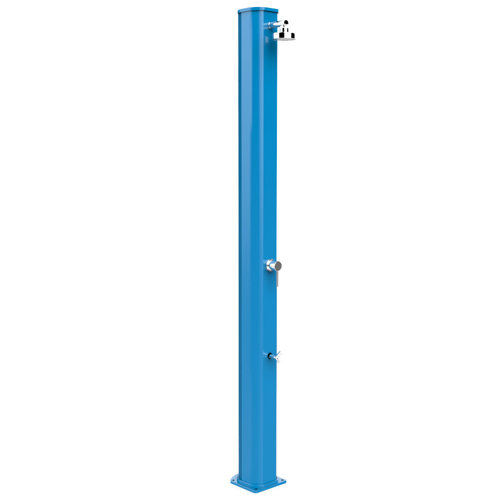 Душ солнечный Aquaviva Big Jolly алюминиевый с мойкой для ног. голубой A320/5012. 35 л Киев - изображение 1