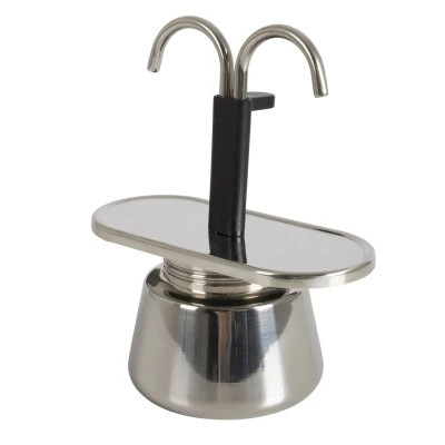 Кофеварка кемпинговая Bo-Camp Stainless Steel 2-cups Silver (2200545) Винница - изображение 1
