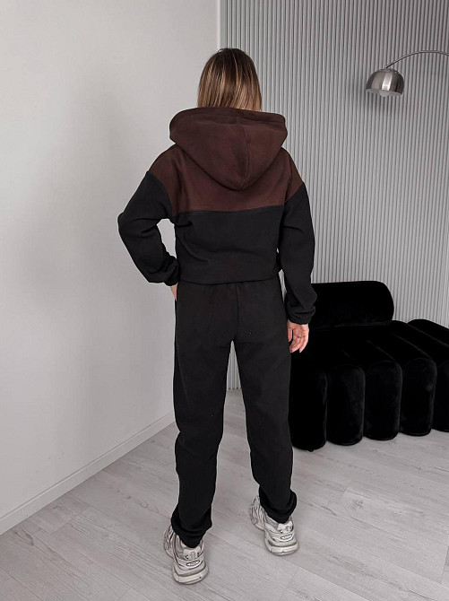 Жіночий теплий костюм (двокольоровий) Одеса - фото 2