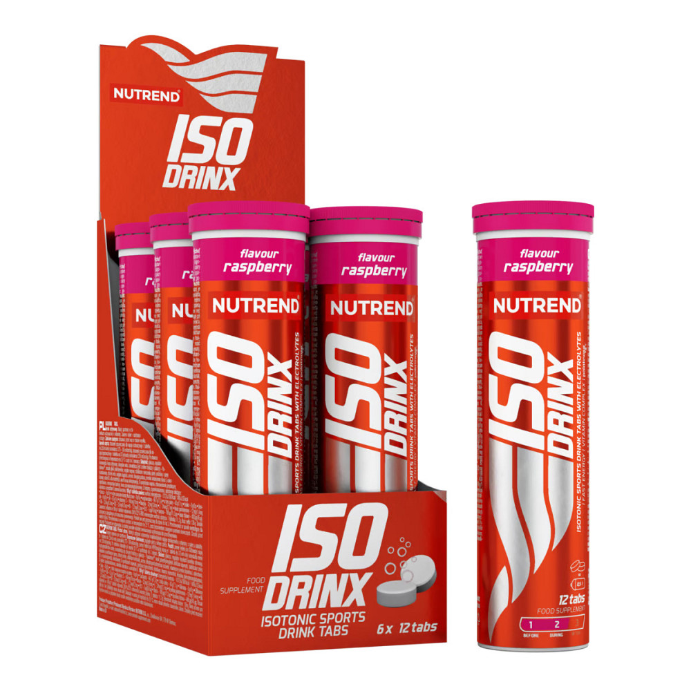 Ізотонік Nutrend ISODRINX 12 tablets (Raspberry) Луцьк - фото 1