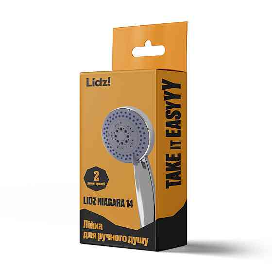 Лійка для ручного душу Lidz Niagara 14 95 мм округла LDNIA14CRM35465 Chrome Київ
