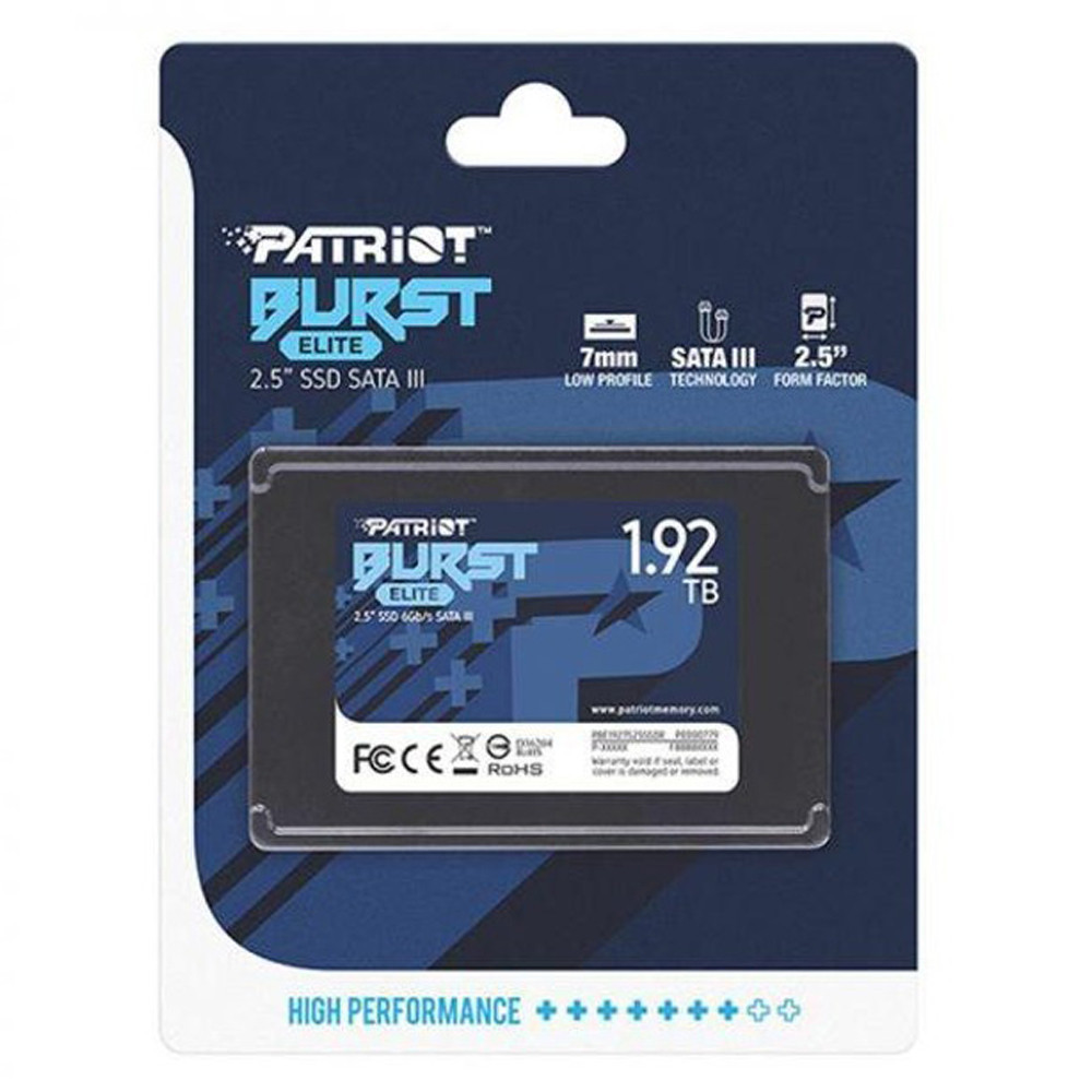 Накопичувач SSD Patriot Burst Elite 1920GB 2.5" 7mm SATAIII TLC 3D Київ - фото 5