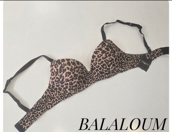 Бюстгальтер Balaloum без кісточок з пушапом бежевий Balaloum 9442 75D Київ - фото 8