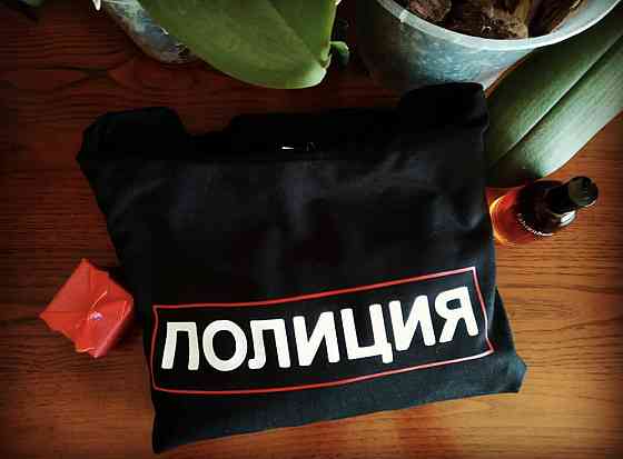 Жіночий Чорний Світшот — ПОЛІЦІЯ Чернівці