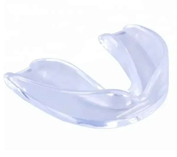 Капа боксерська PowerPlay 3317 SR доросла (вік 11+) прозора Вишнёвое - изображение 3