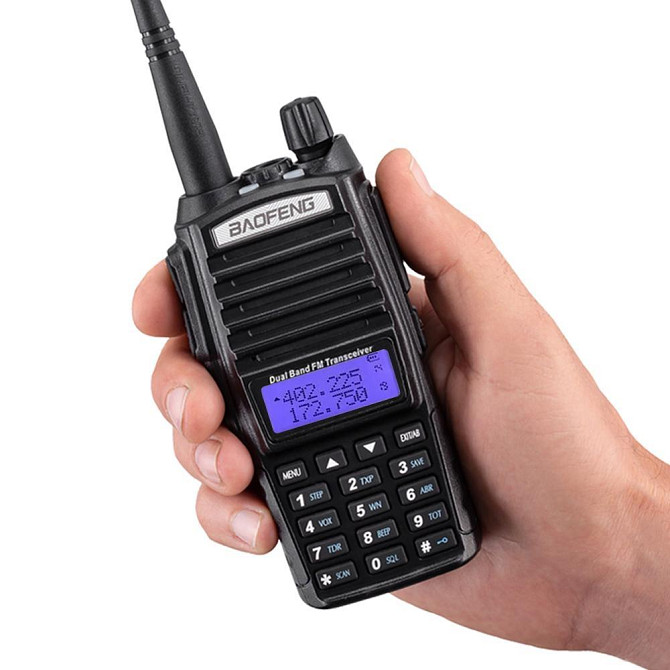 Портативна рація Baofeng UV-82 5W Li-ion UHF/VHF (Чорний) Вінниця - фото 11