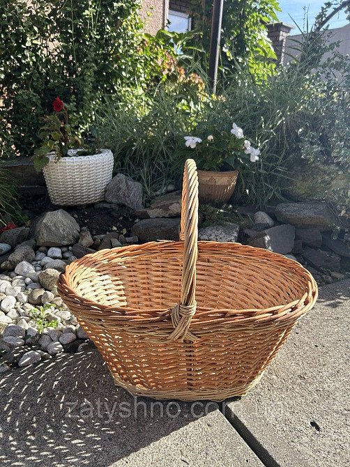 Кошик плетений для подарунків великий Київ - фото 4