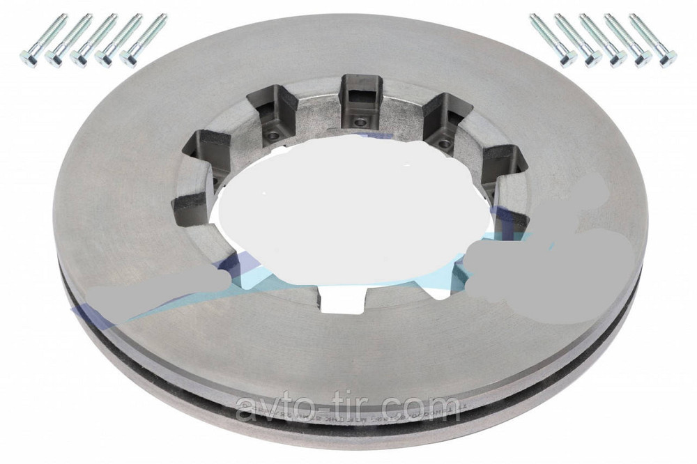 Диск тормозной DAF CF65/CF75/CF85/LF55/XF95/XF105 (под болты) TISSEN Великобритания Луцк - изображение 1