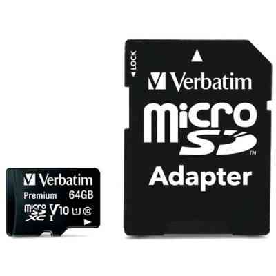 Карта пам&apos;яті Verbatim 64GB microSDHC Class 10 (44084) Вінниця