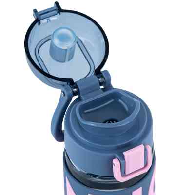 Пляшка для води Kite 550 мл сіро-рожева (K25-1232-2) Вінниця