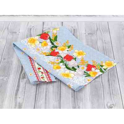 Полотенце Руно вафельное набивное Весенние цветы -2, 45х80 см (202.15_Весняні квіти_2) Винница